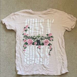 Pink Guns N’ Roses Graphic Tee